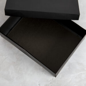 Caja base y tapa Black 33x24x6 cm – 10 U
