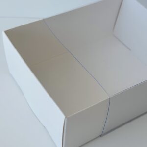 Caja fosforera blanca y funda ACETATO 11x9x3.5 cm – 10 U